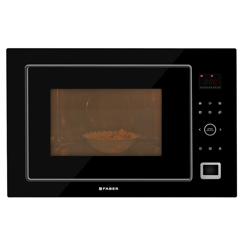 

FABER FBIMWO GLB 32L Built-in Microwave Oven with 10 Autocook Menus (Black)