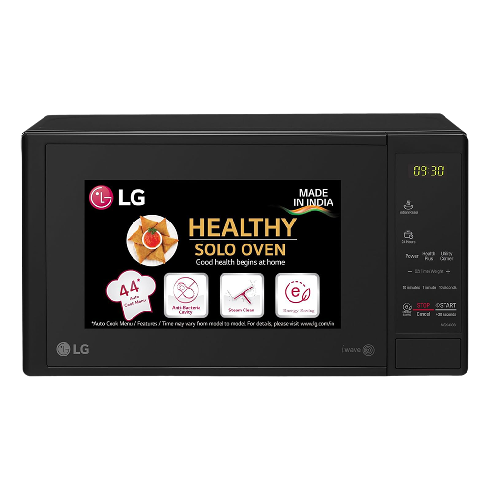 LG 20L Solo Microwave Oven with 44 Autocook Menus (Black) LG 20L Solo Microwave Oven with 44 Autocook Menus (Black)
