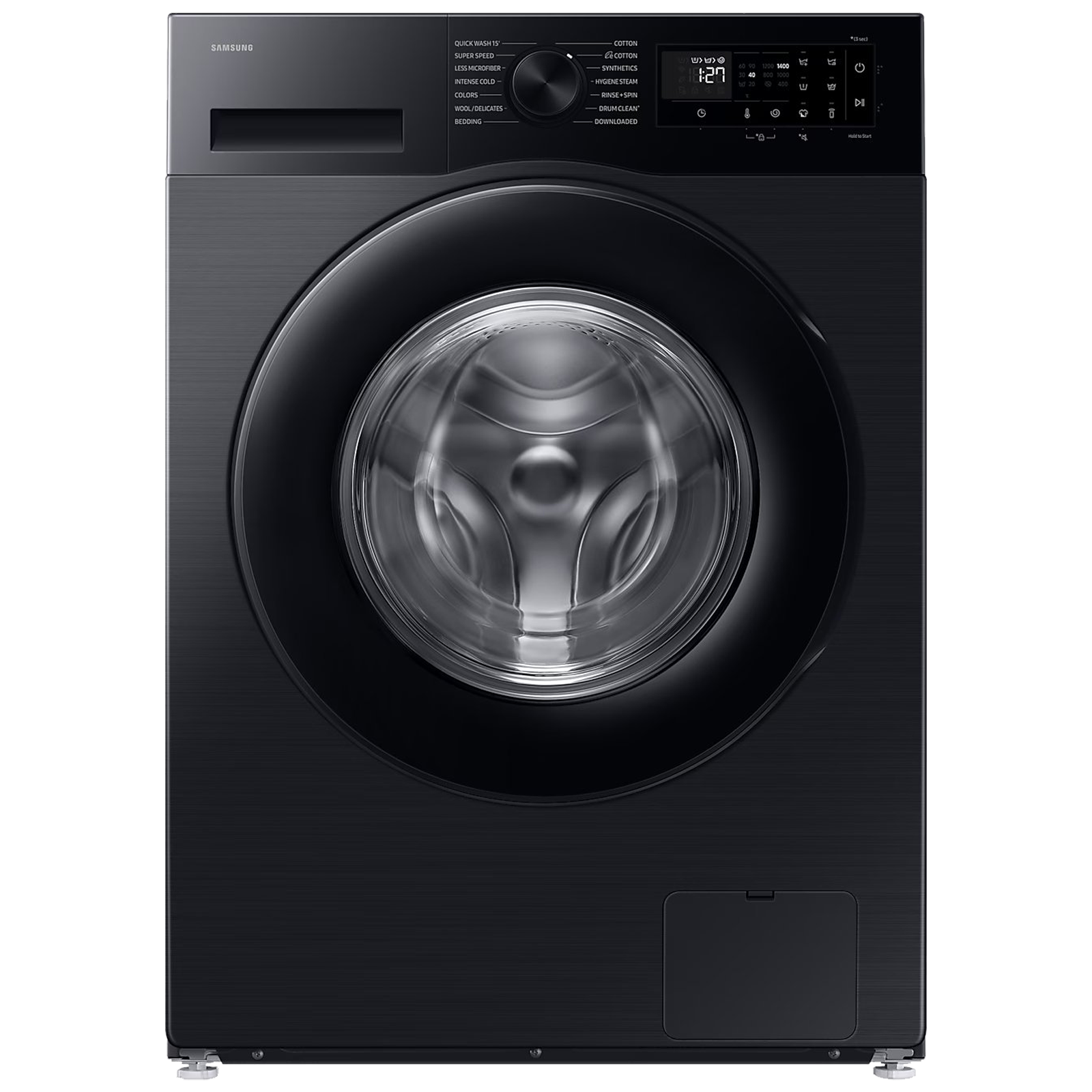 SAMSUNG 12 kg 5 Star Wi-Fi Inverter Fully Automatic Front Load Washing Machine (WW12DG5B24ABTL, AI Ecobubble, Navy)