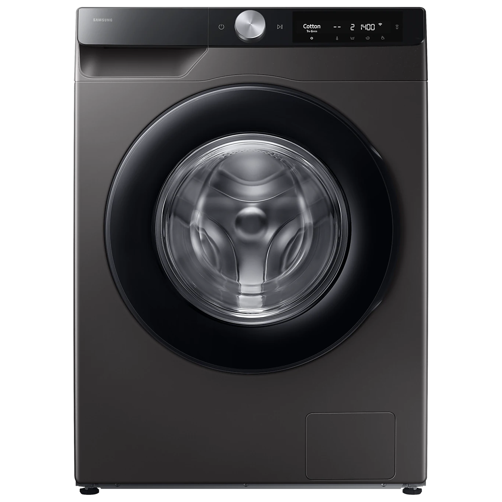 SAMSUNG 12 kg 5 Star Wi-Fi Inverter Fully Automatic Front Load Washing Machine (WW12DG6B24AXTL, AI Control, Inox)