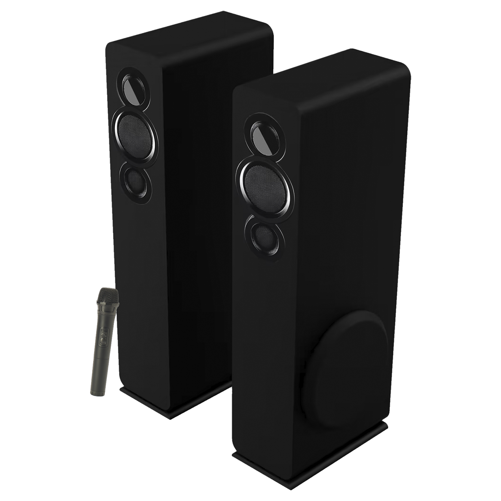 

Croma Twin Tower 1000W Bluetooth Party Speaker with Mic (5 Preset Equalizer Mode, Stereo Channel, Black)