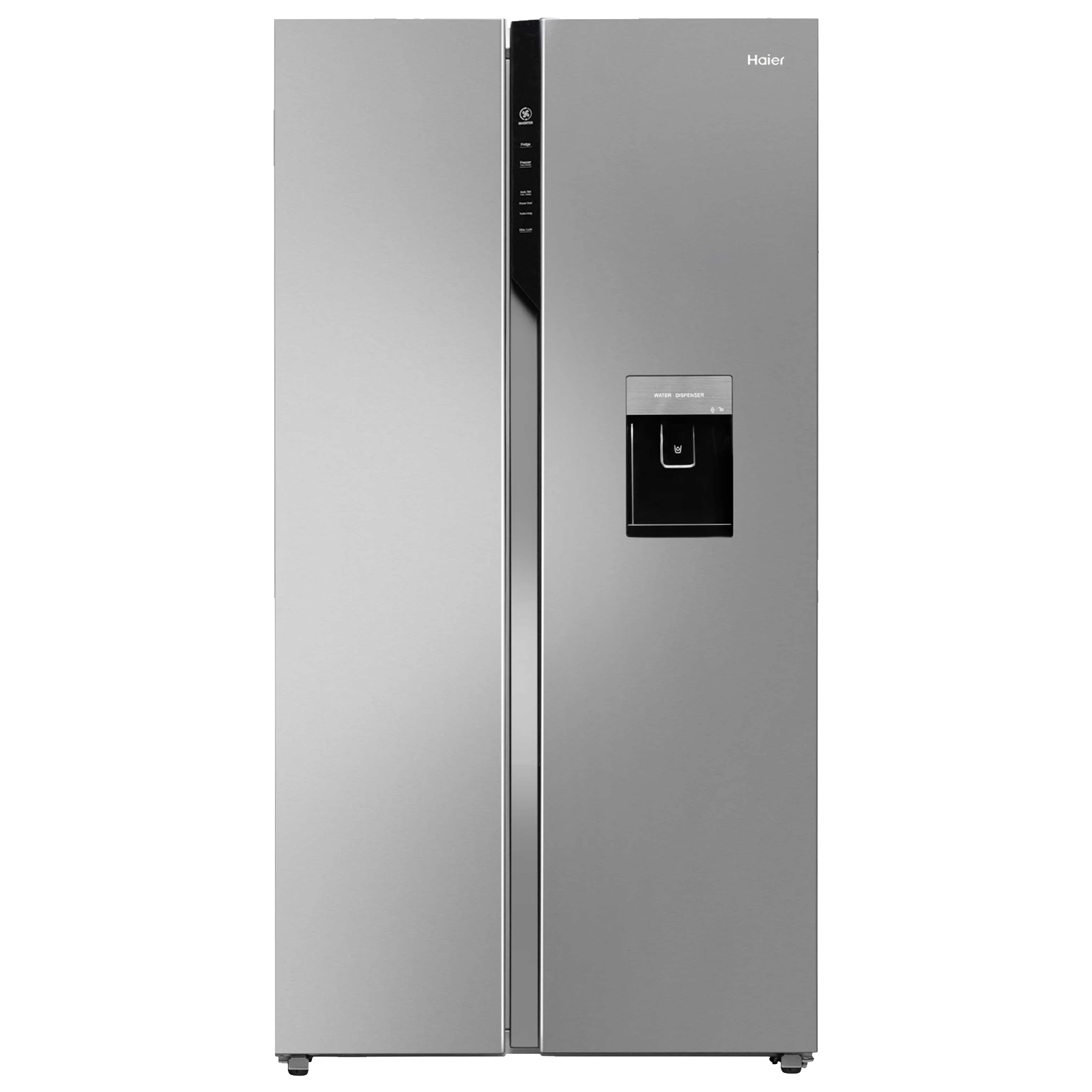 Haier 596 Litres 3 Star Frost Free Side by Side Smart Wifi Enabled Refrigerator with Deo Fresh Technology (HRS-682SWDU1, Shiny Steel)