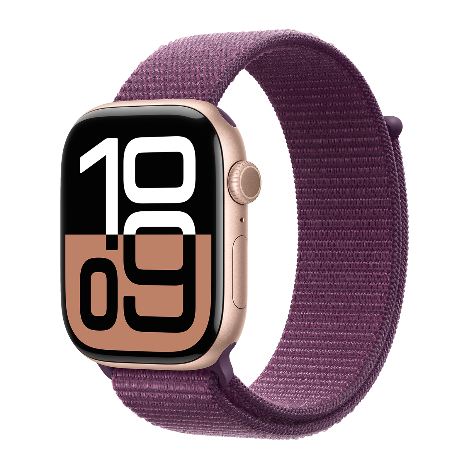 

Apple Watch Series 10 GPS+Cellular with Sport Loop (46mm Retina LTPO3 OLED Display, Rose Gold Aluminium Case)