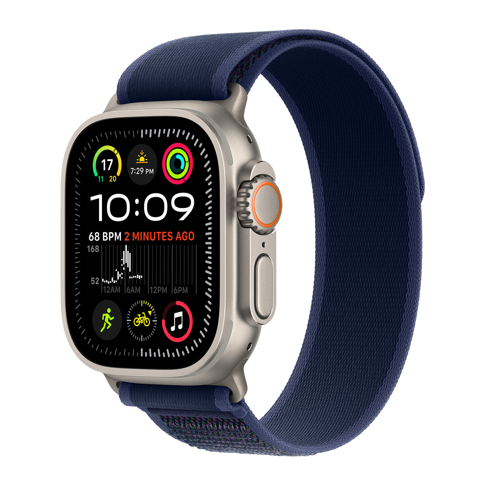 

Apple Watch Ultra 2 GPS+Cellular with Trail Loop - S/M (49mm Retina LTPO2 OLED Display, Natural Titanium Case)