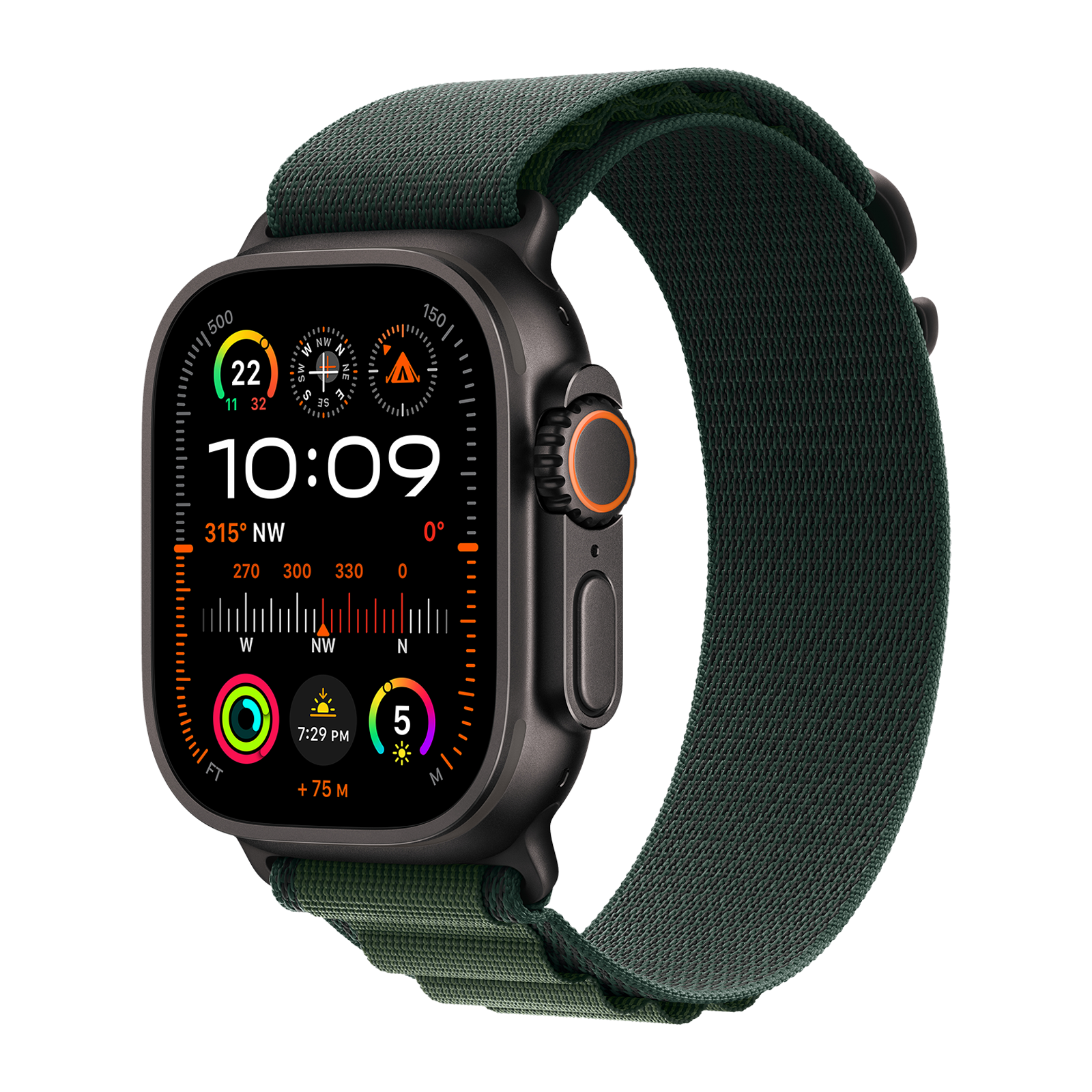 

Apple Watch Ultra 2 GPS+Cellular with Alpine Loop - S (49mm Retina LTPO2 OLED Display, Black Titanium Case)