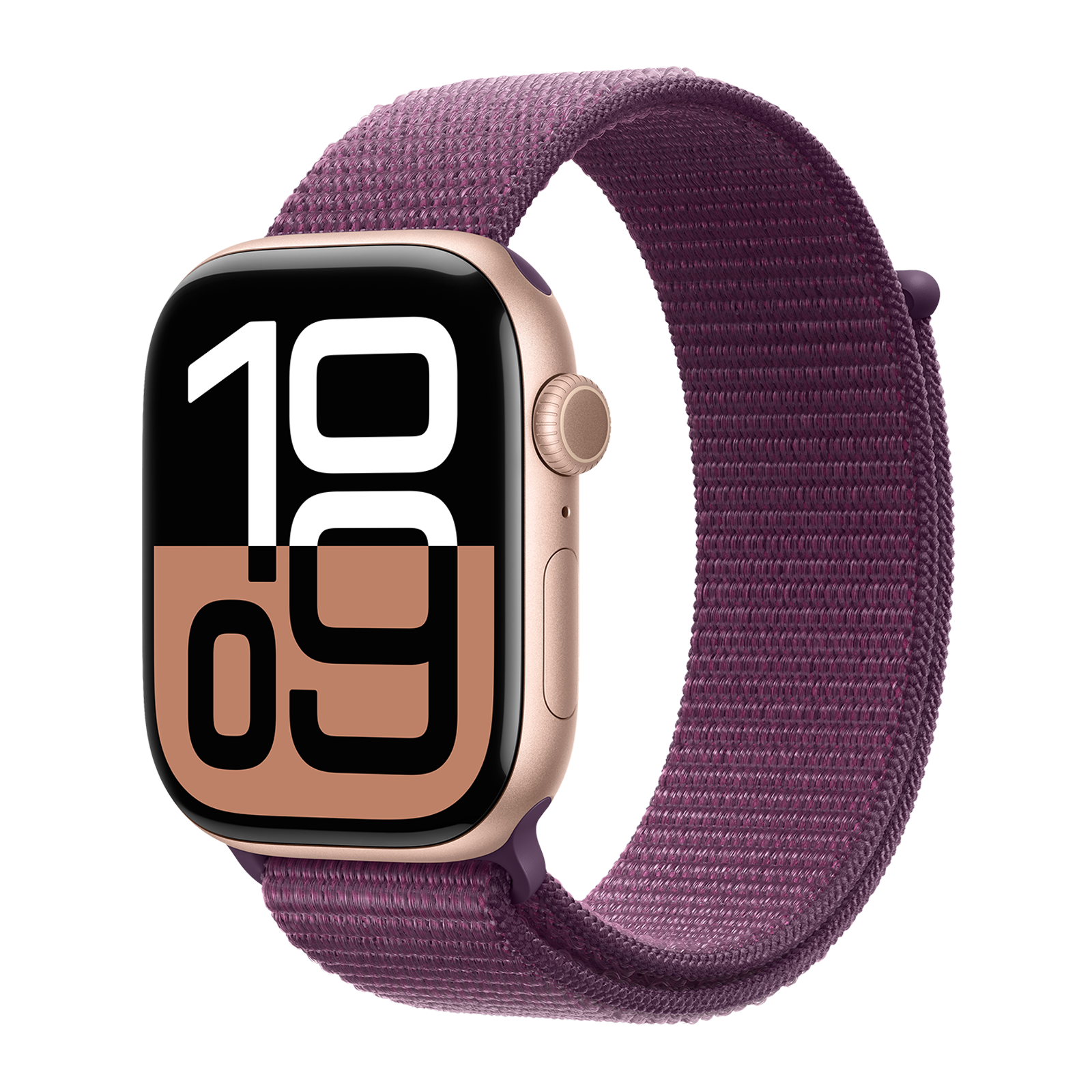 Apple Watch Series 10 GPS with Sport Loop (46mm Retina LTPO3 OLED Display, Rose Gold Aluminium Case)