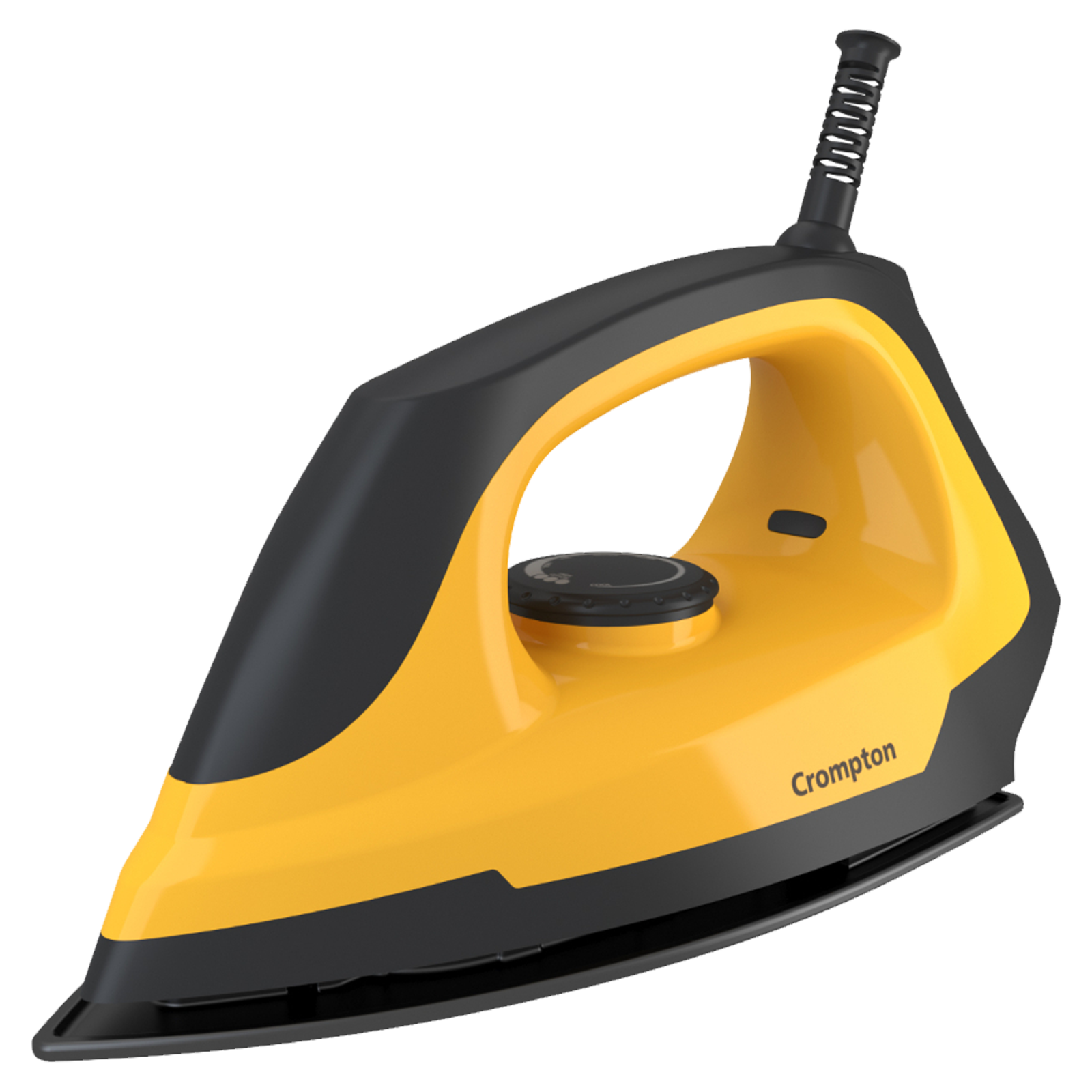 Crompton Eris 1000 Watts Dry Iron (6 Fabric Settings, Yellow and Black)