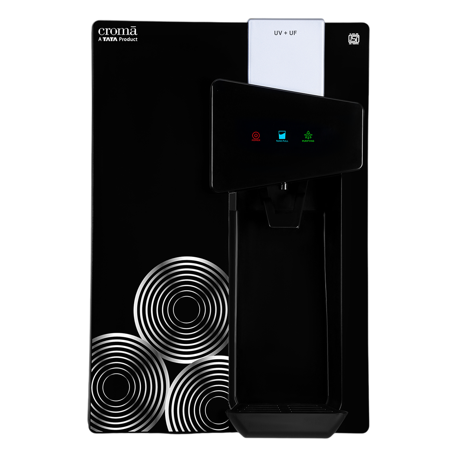 

Croma AU04 8.5L UV + UF Water Purifier with Zero Chemical and Zero Wastage (Black)