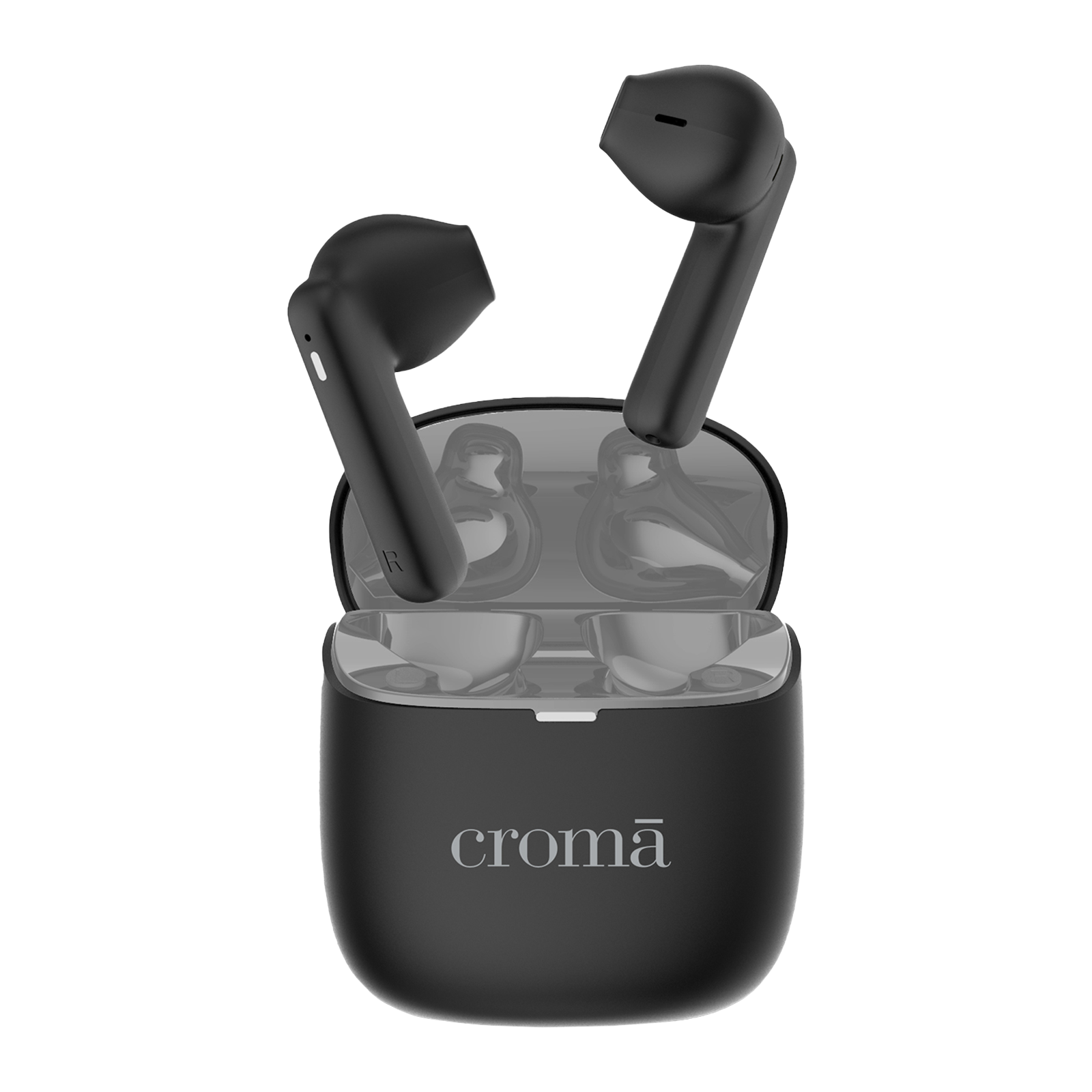 

Croma TWS Earbuds (Fast Charging, Black and Grey)