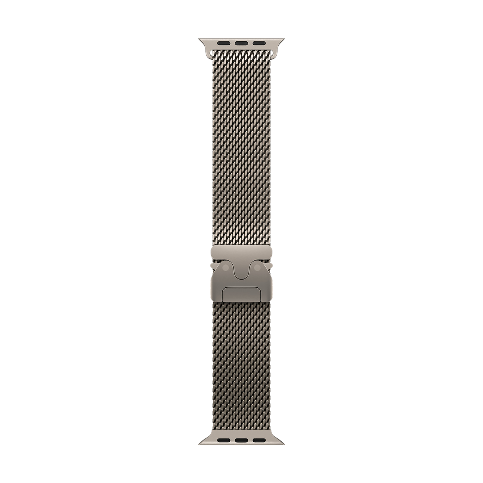 

Apple Milanese Titanium Loop for Apple (44mm / 45mm / 46mm / 49mm, L) (Secure Parachute Style Buckle, Natural)