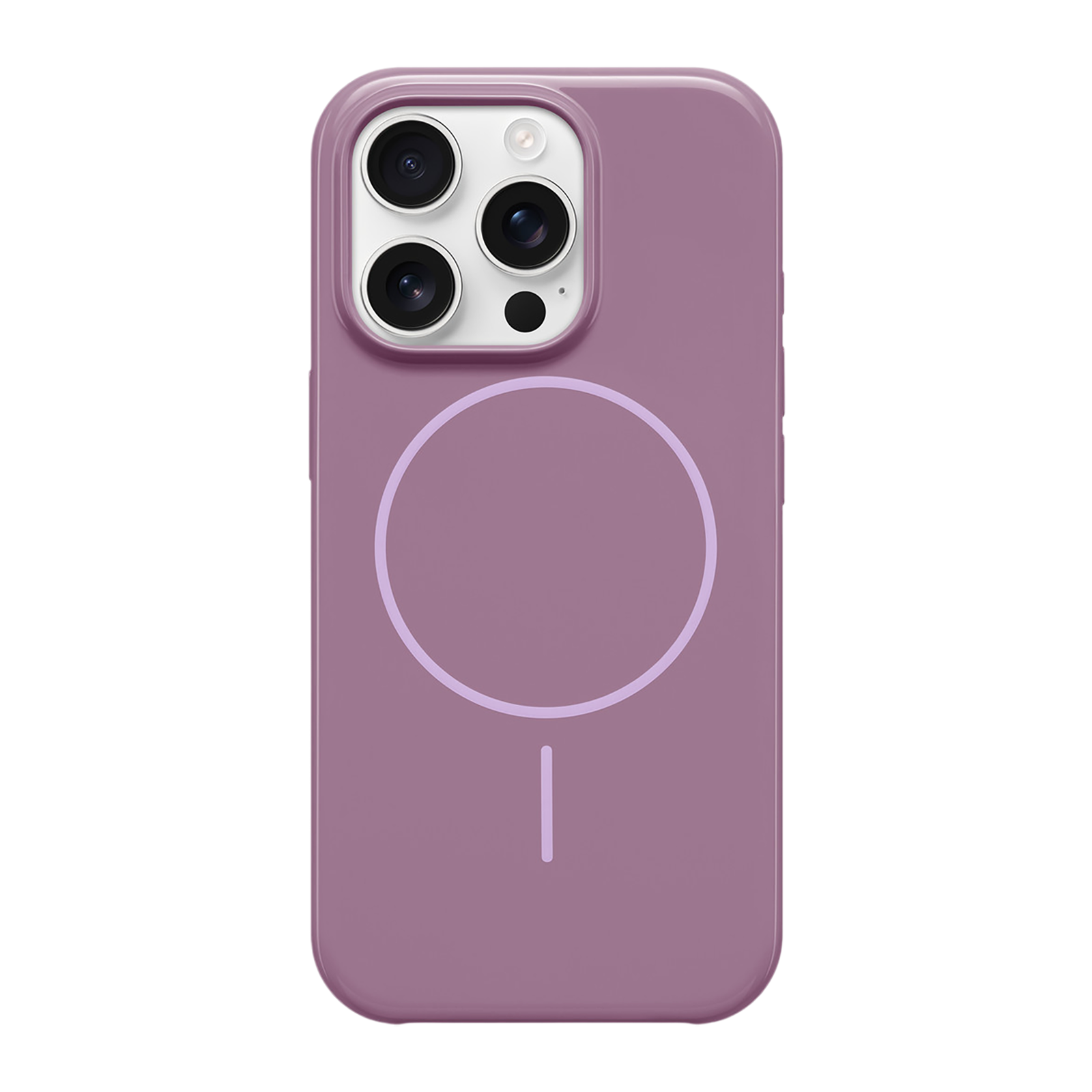 

Apple Beats Hard & Soft TPU & Polycarbonate Back Cover for Apple iPhone 16 Pro (MagSafe Compatible, Sunset Purple)