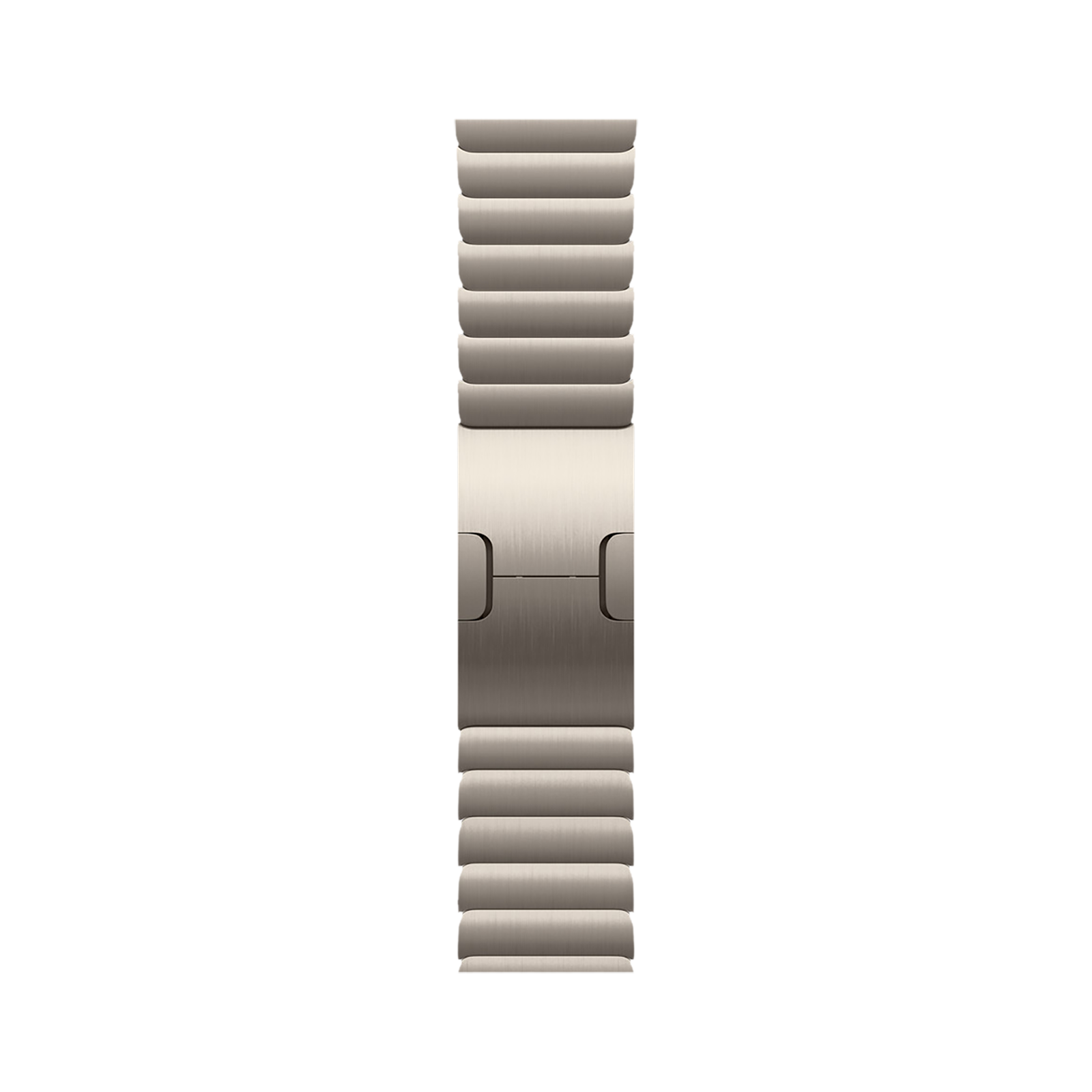 

Apple Link Stainless Steel Bracelet for Apple (44mm / 45mm / 46mm / 49mm) (Simple Release Button, Natural)