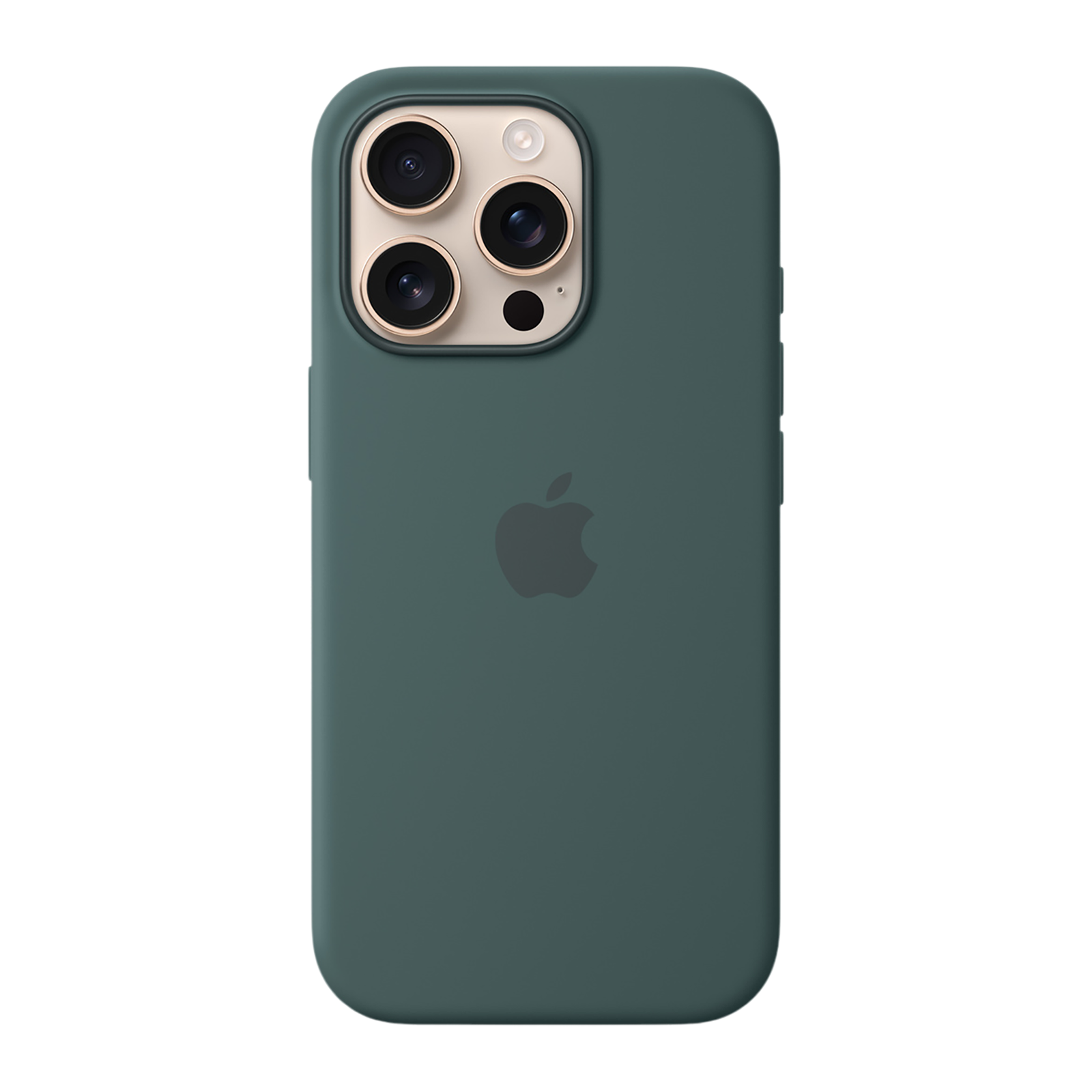 

Apple Soft Silicone Back Cover Apple iPhone 16 Pro (MagSafe Charging Support, Lake Green)