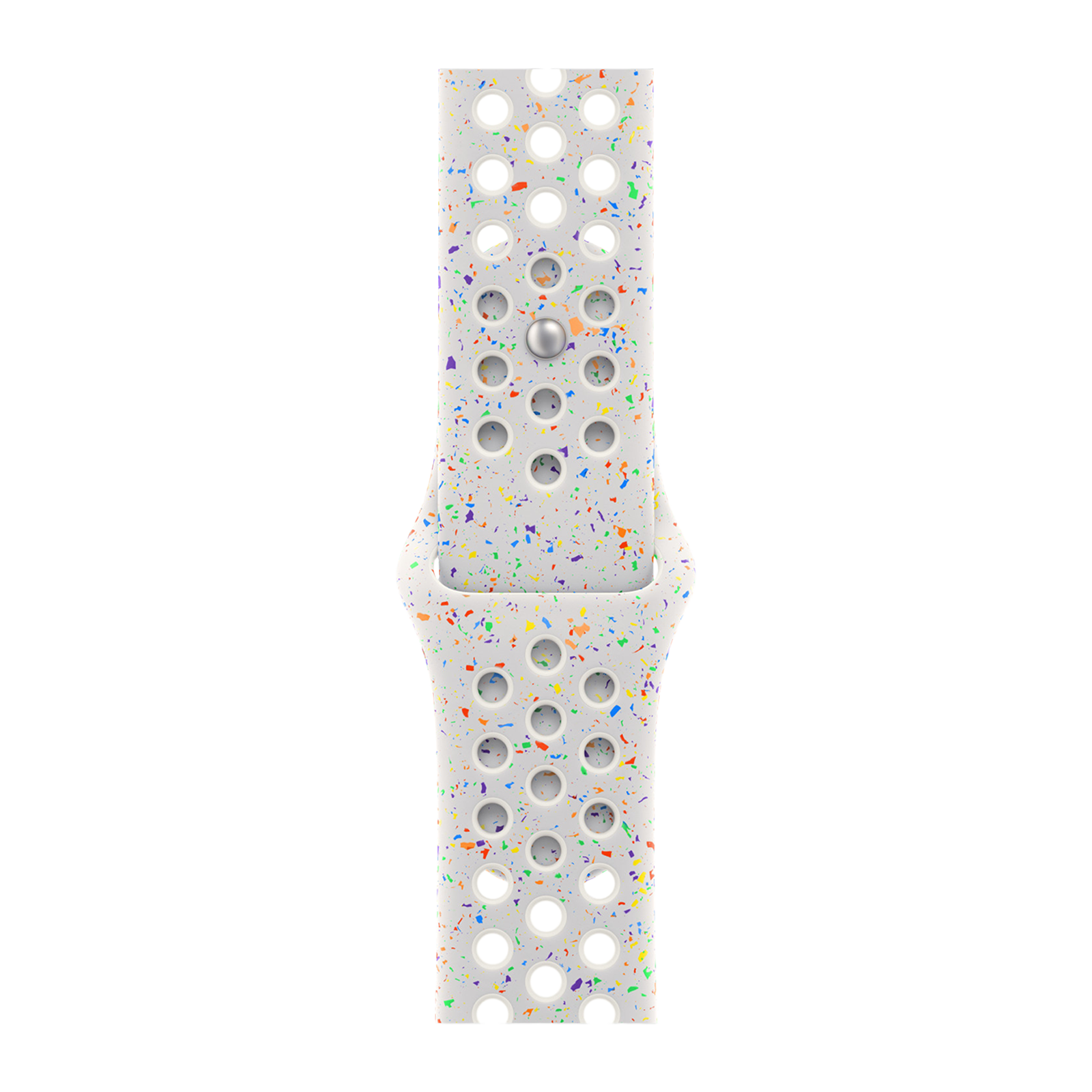

Apple Nike Aluminium & Fluoroelastomer Sport Band for Apple (38mm / 40mm / 41mm, S / M) (Durable & Strong, Pure Platinum)