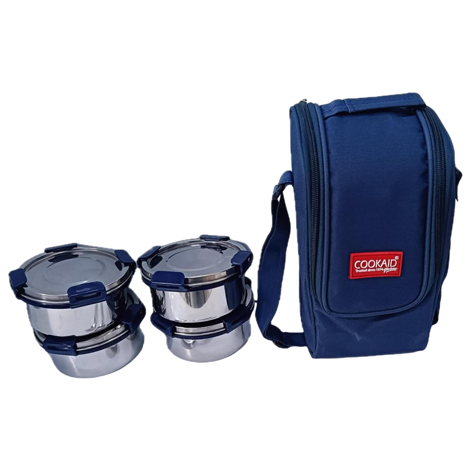 COOKAID CKLBQM4 Lunch Box (Silver)