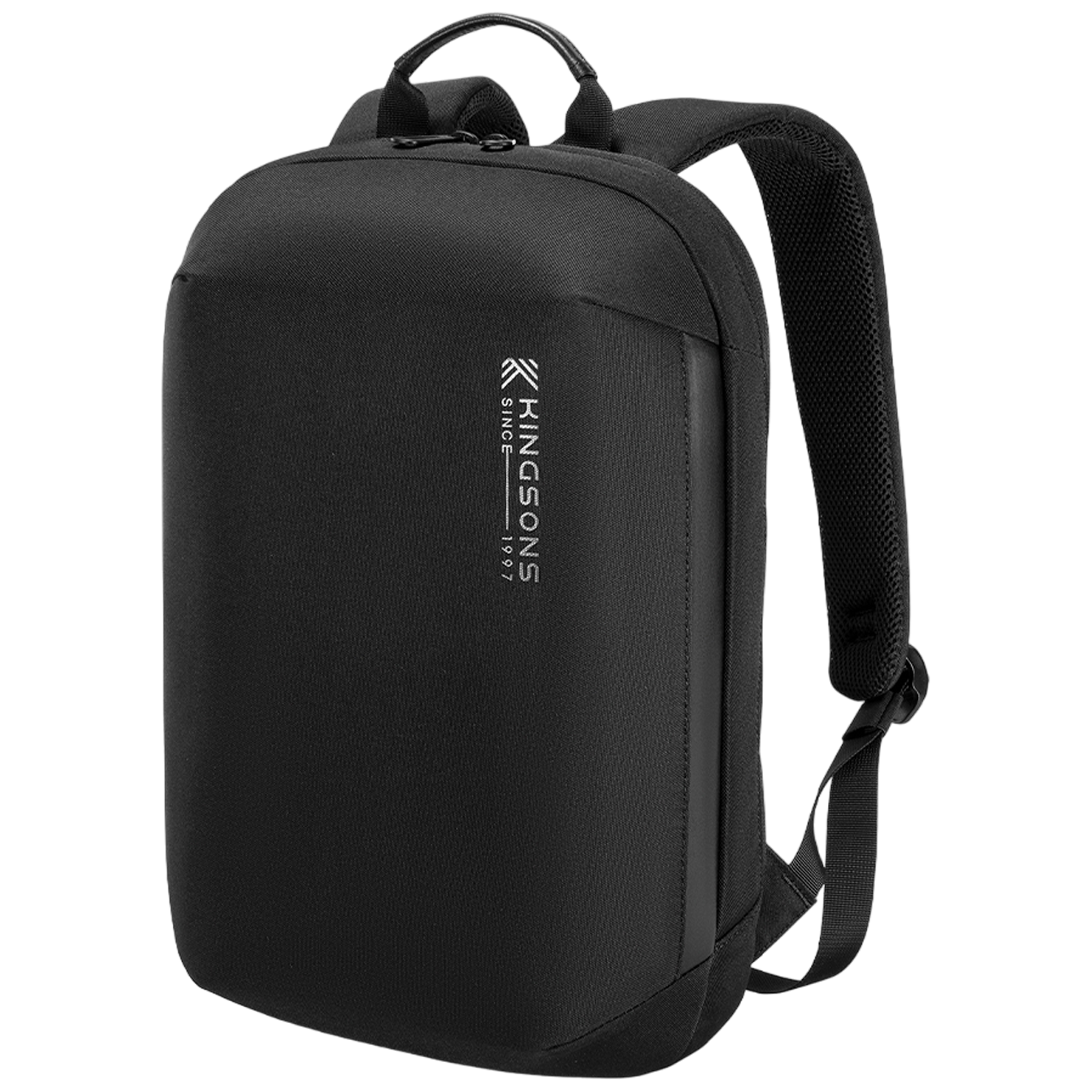 

Kingsons KSMBCBK Polyester Laptop Backpack for 15.6 Inch Laptop (13 L, Water Resistant, Black)