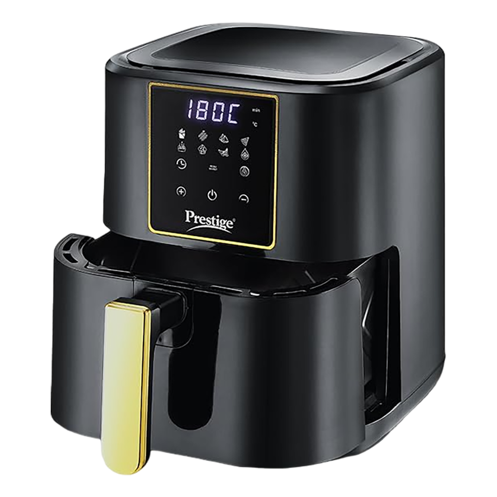 

Prestige Nutrifry 4.5L 1200 Watt Digital Air Fryer with 8 Preset Menus (Black)