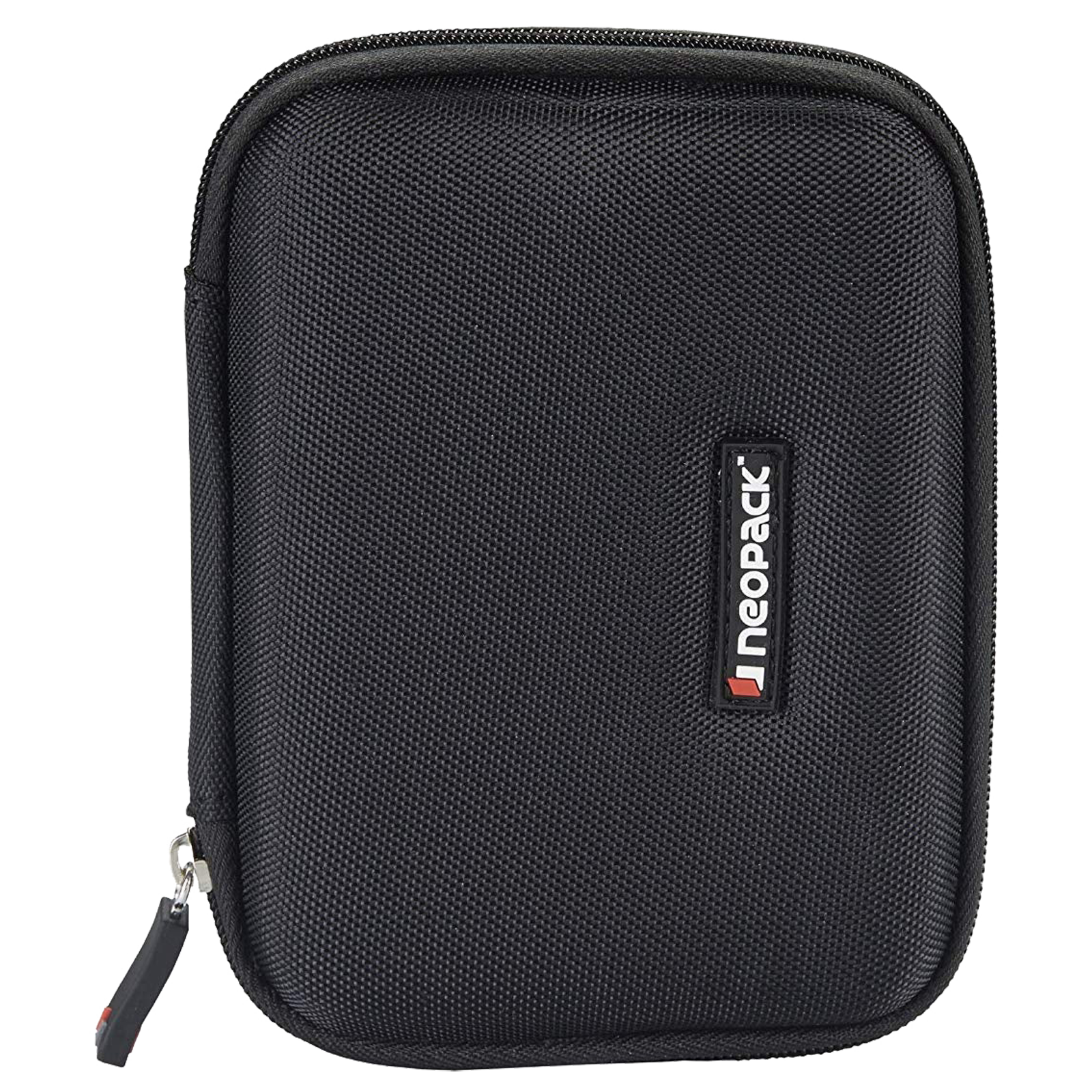 neopack 1BK5 Nylon Case for Portable Hard Disk (Water and Shock Resistant Design, Black)