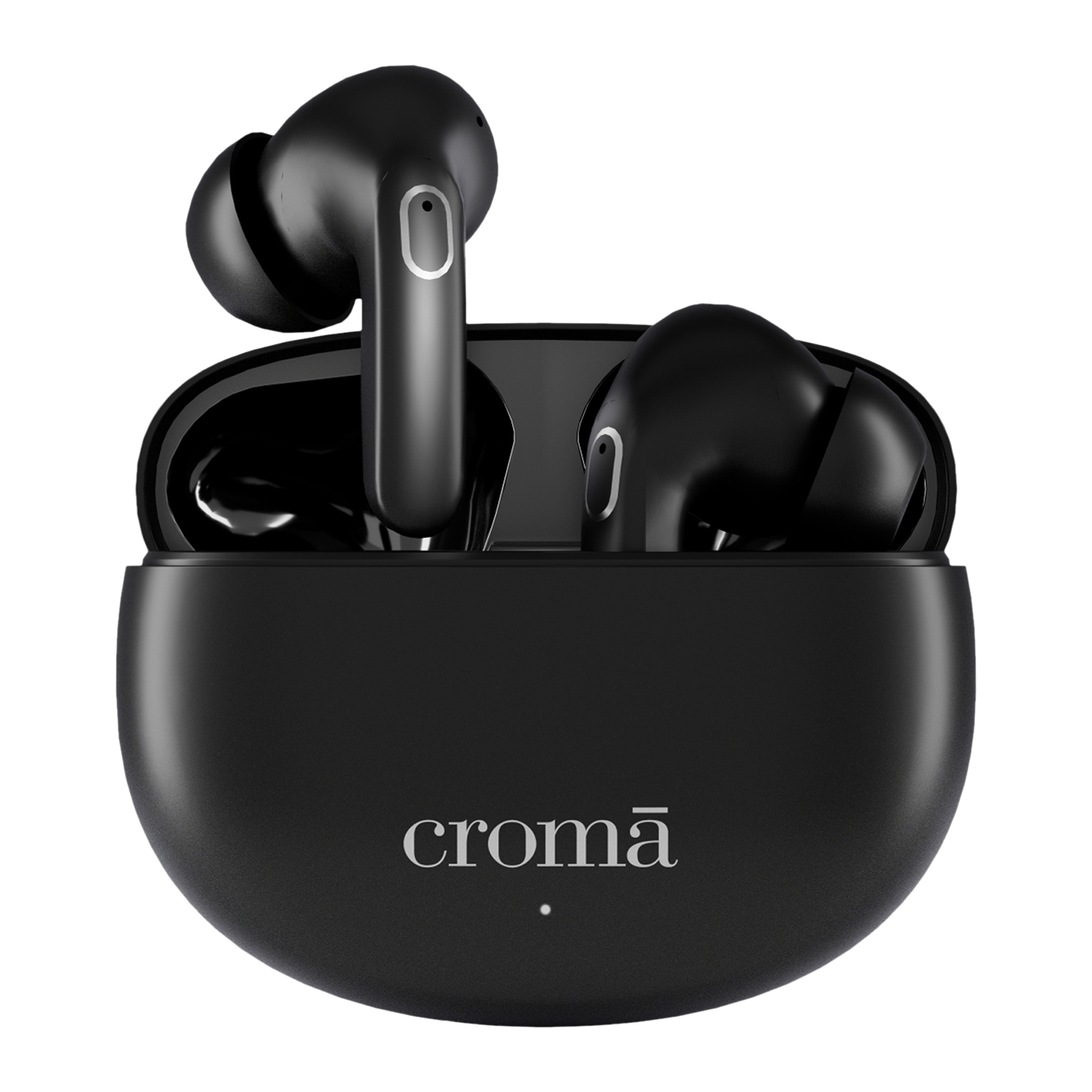 Croma TWS Earbuds with Environmental Noise Cancellation (IPX4 Water Resistant, 13mm Driver, Black)