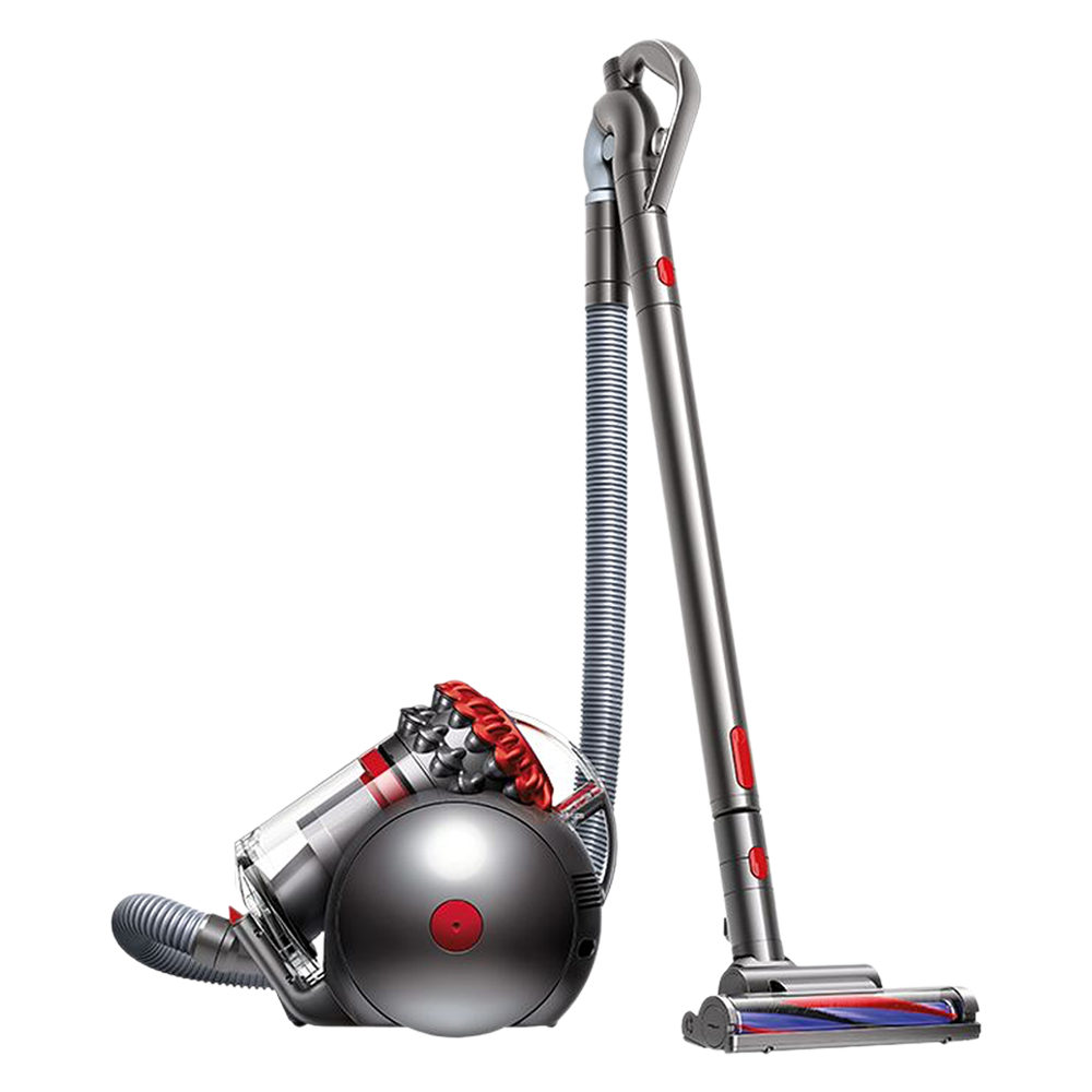 dyson Big Ball Dry Vacuum Cleaner with Radial Root Cyclone Technology (360 Degree Articulation, Silver & Red)