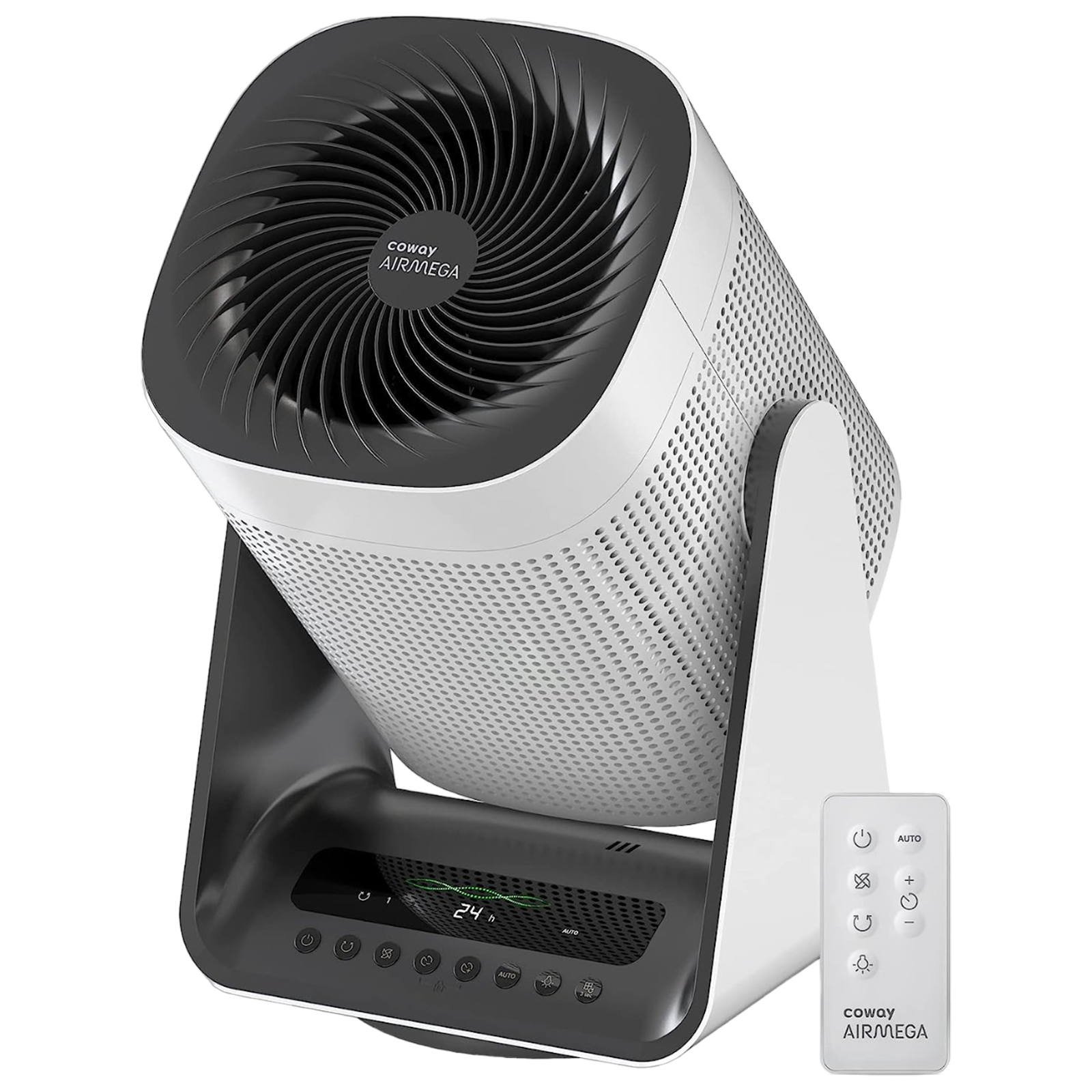 coway AirMega Aim Green True Technology Air Purifier (3 Stage Air Filtration, White)