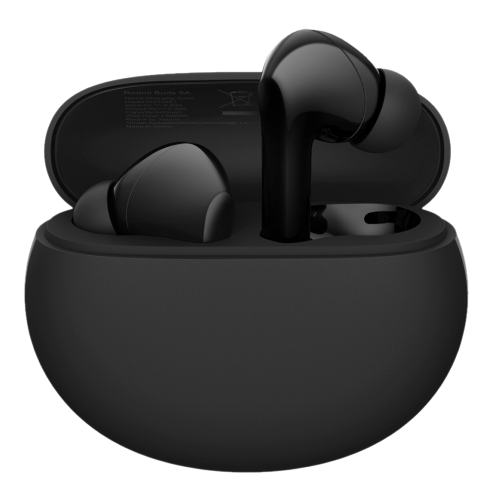 Redmi Buds 5A TWS Earbuds with Active Noise Cancellation (IPX4 Sweat Resistant, 10 Mins Quick Charge, Black)