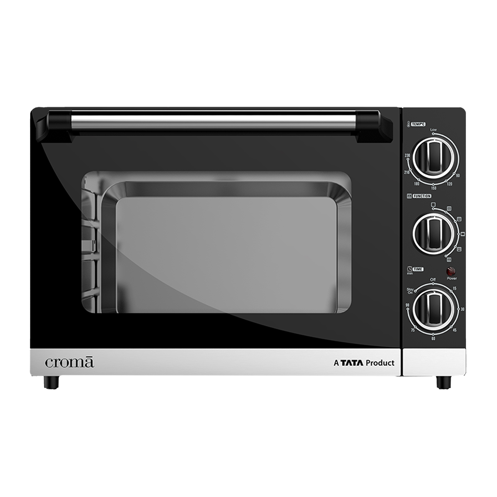 Croma 46 Litres Oven Toaster Grill with Motorised Rotisserie (Black)