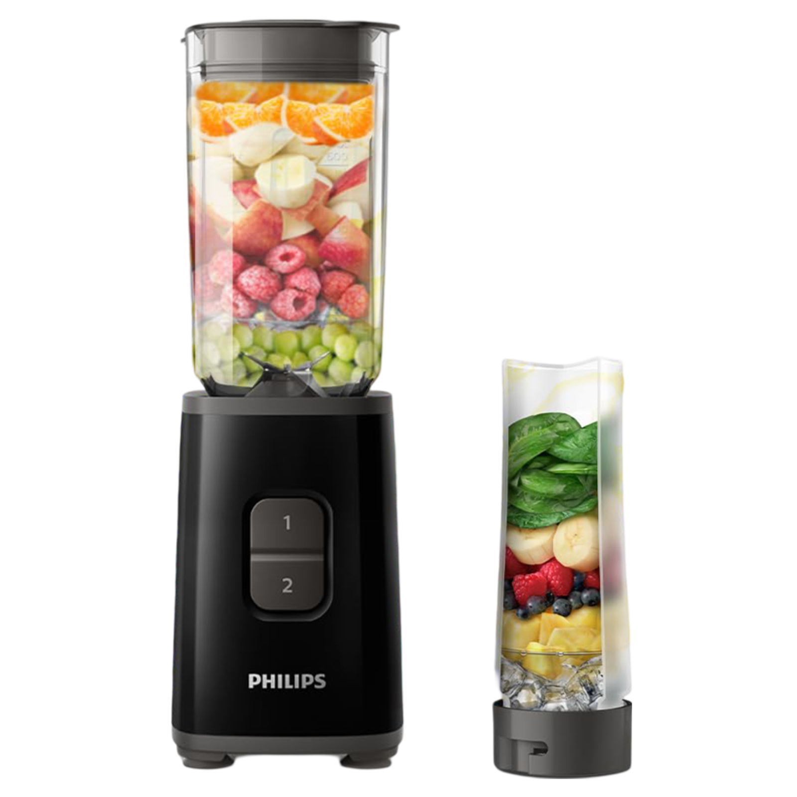 PHILIPS HR2602/90 350 Watt 2 Jars Mixer, Grinder and Blender (Adjustable Speed Control, Black) PHILIPS HR2602/90 350 Watt 2 Jars Mixer, Grinder and Blender (Adjustable Speed Control, Black)