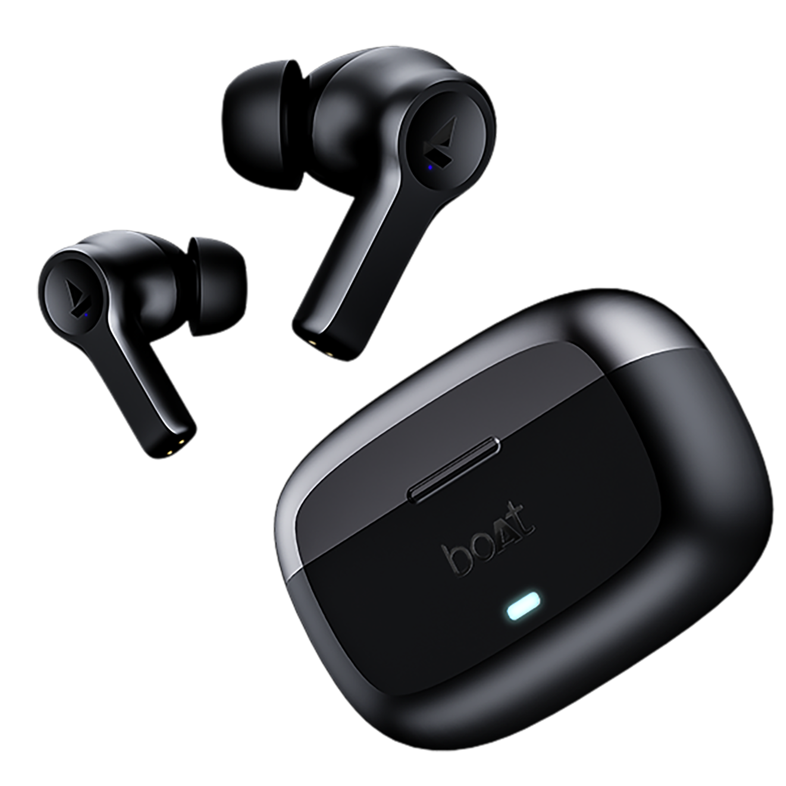 boAt Nirvana Lucid TWS Earbuds with Active Noise Cancellation (IPX5 Water Resistant, ASAP Charge, Gunmetal Black)