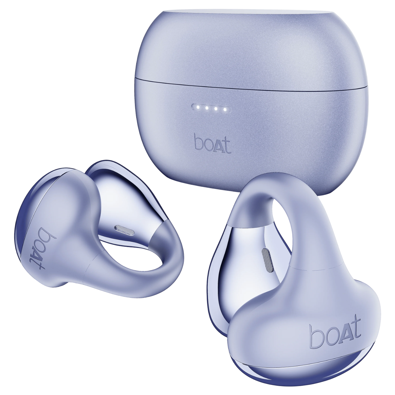 boAt Airdopes Loop TWS Earbuds with Noise Isolation (IPX4 Splash and Sweat Resistant, ASAP Charge, Lavender Mist)