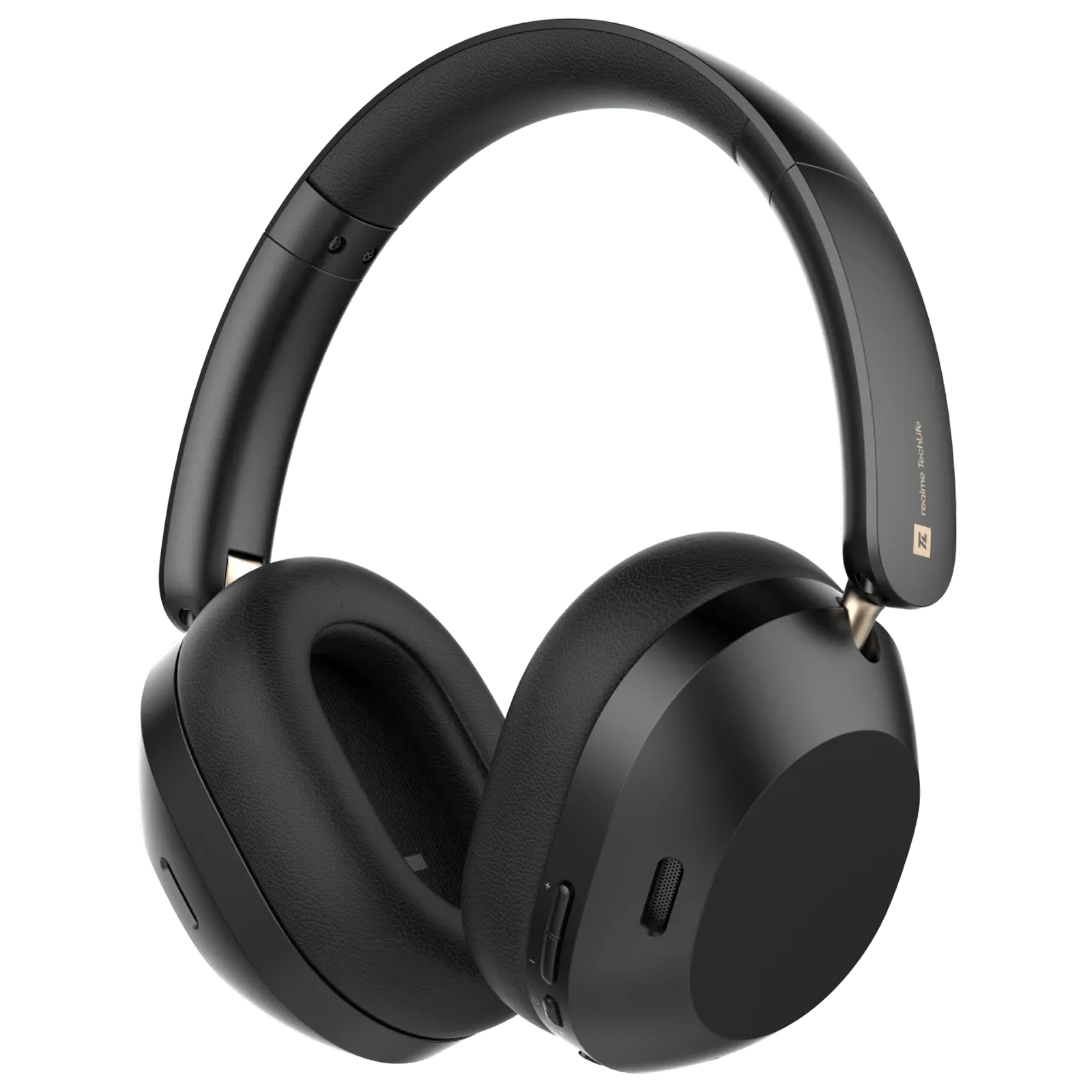 realme TechLife Studio H1 Bluetooth Headphone with Mic (Active Noise Cancellation, Google Fast Pair, Black)