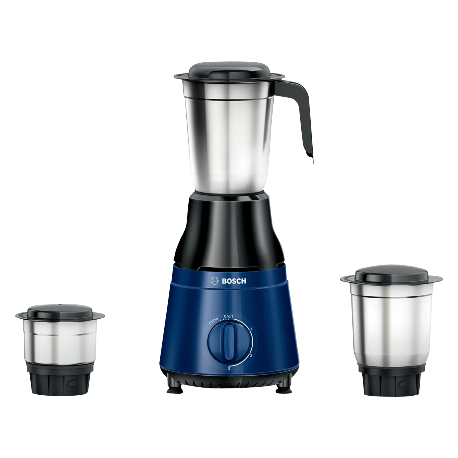 BOSCH TrueMixx 500 Watt 3 Jars Mixer Grinder (22000 RPM, Midnight Blue)