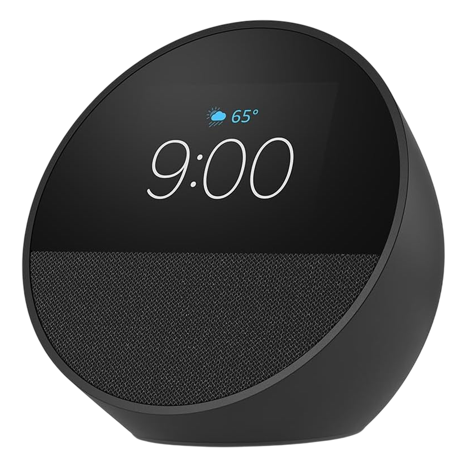 amazon Echo Spot with Built-in Alexa Smart Wi-Fi Speaker (Customizable Smart Clock, Black)