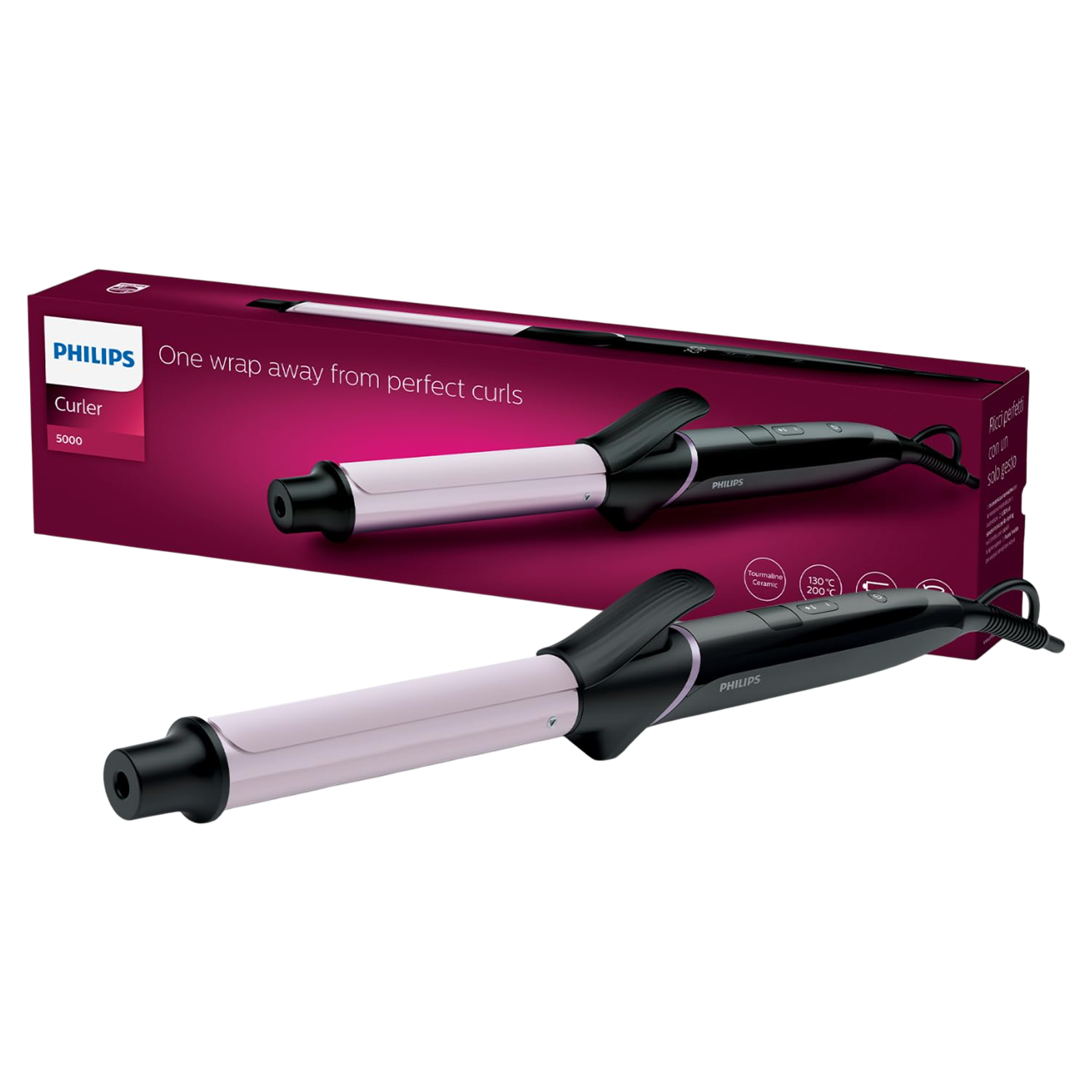 PHILIPS BHB864/00 Hair Curler with 8 Temperature Settings (Ceramic Tourmaline Plate, Black) deal from croma PHILIPS BHB864/00 Hair Curler with 8 Temperature Settings (Ceramic Tourmaline Plate, Black) deal from croma