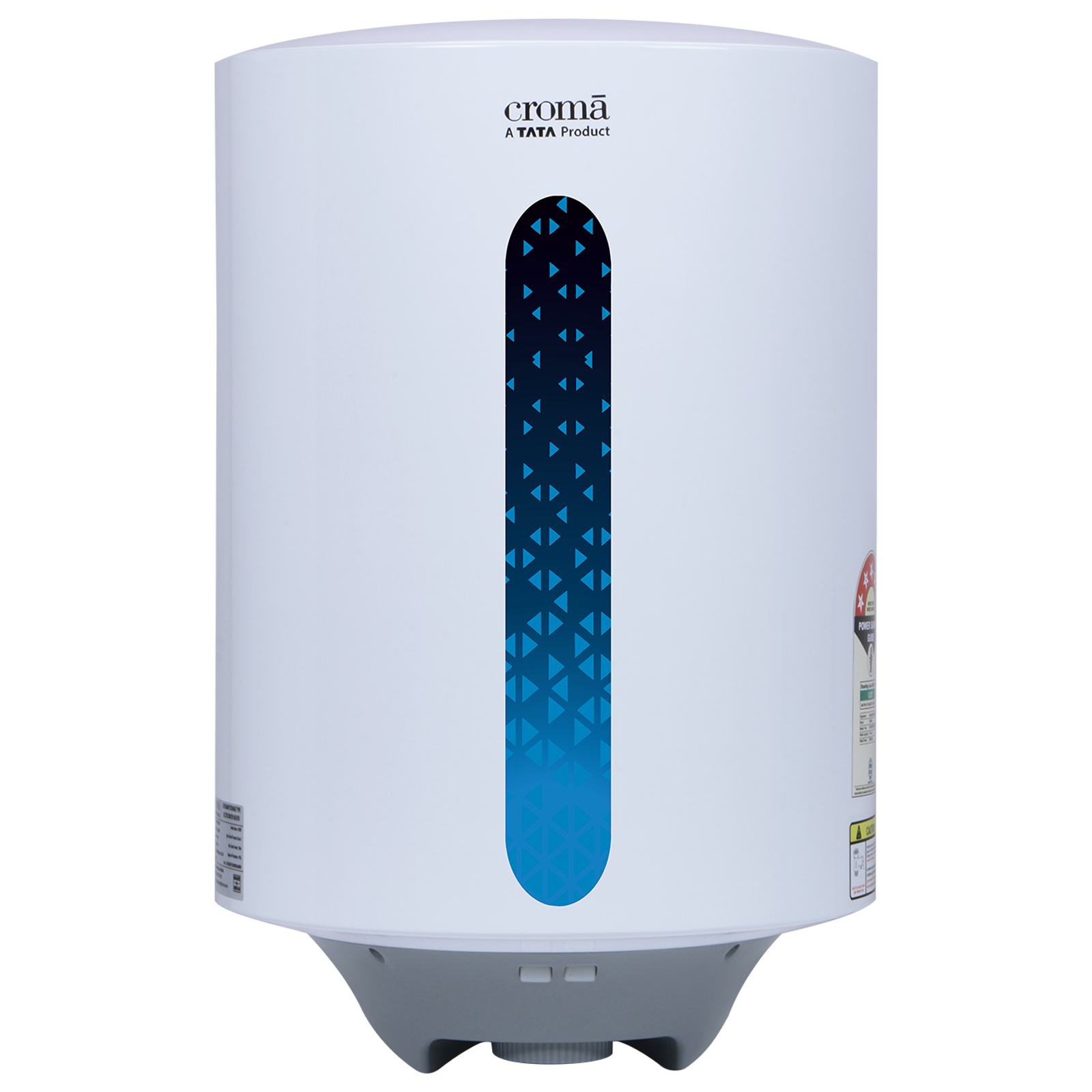 Croma 15 Litre 5 Star Vertical Storage Geyser with Temperature Control Knob (White)