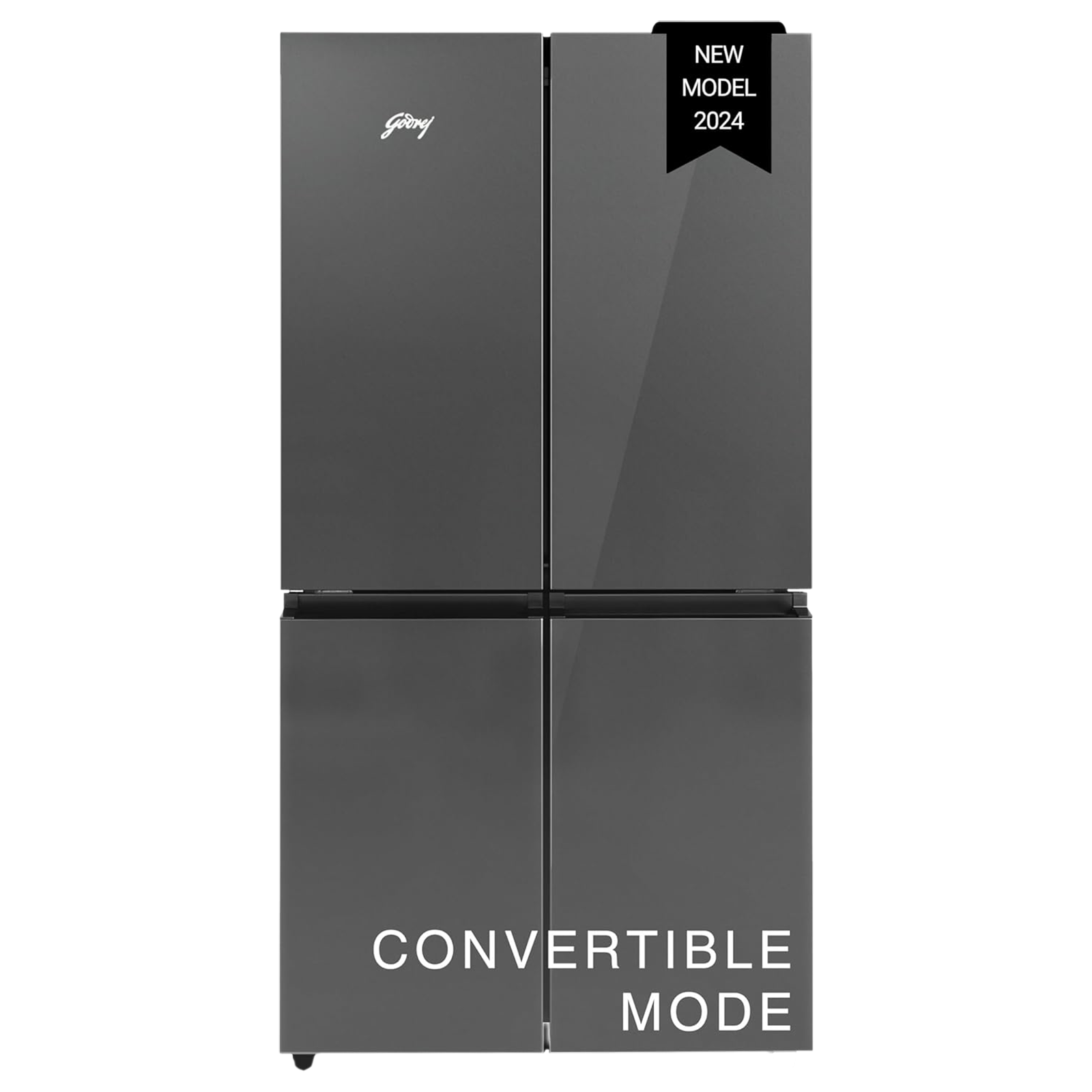 Godrej Eon Velvet 670 Litres Frost Free French Door Convertible Refrigerator with Dual Tech Cooling (RM EONVELVET 685 RIT GR BK, Graphite Black) Godrej Eon Velvet 670 Litres Frost Free French Door Convertible Refrigerator with Dual Tech Cooling (RM EONVELVET 685 RIT GR BK, Graphite Black)