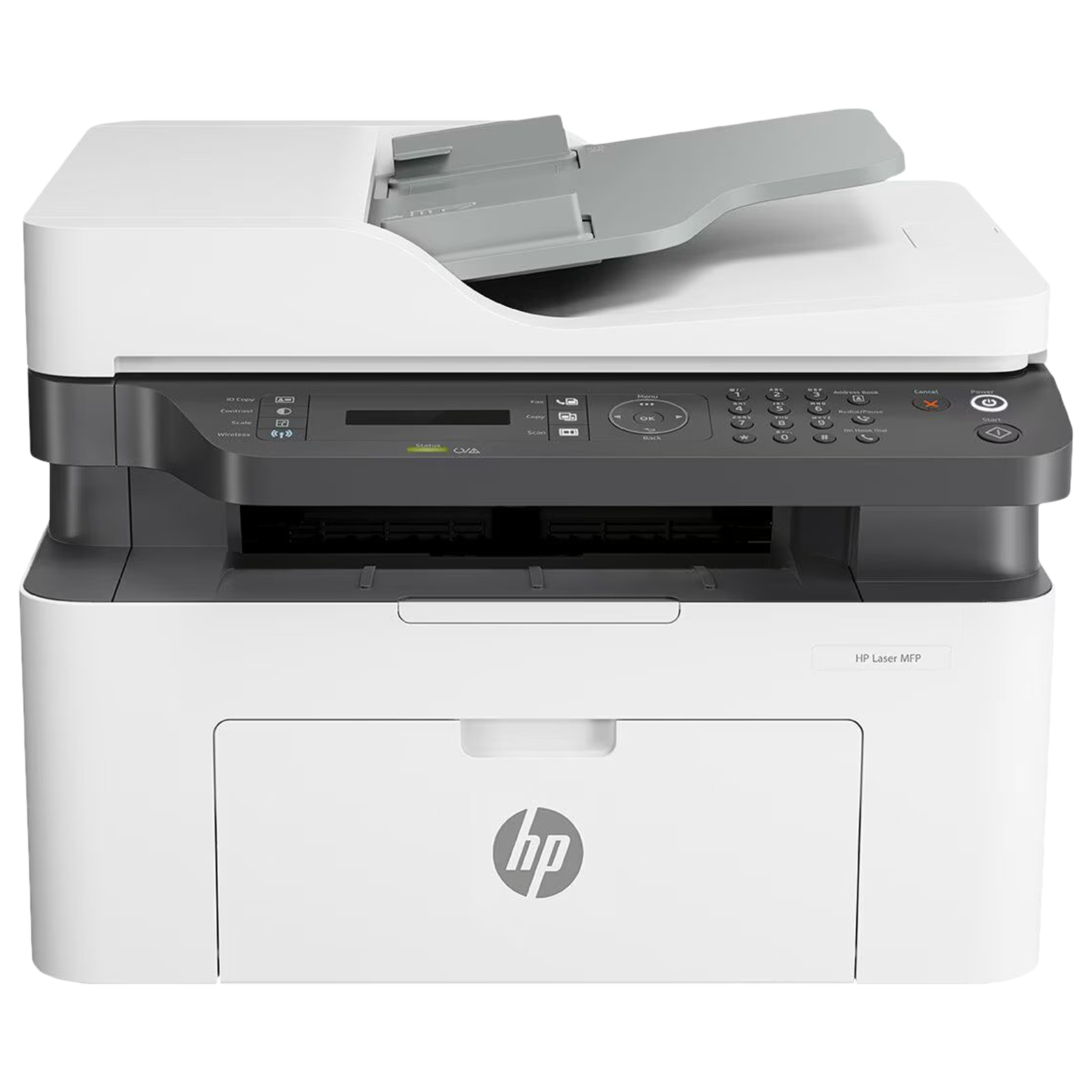 HP Laser MFP 1188FNW Multi Function Wi-Fi Monochrome Laser Printer with 2-Line LCD Display (4 LED Indicator Lights, White) HP Laser MFP 1188FNW Multi Function Wi-Fi Monochrome Laser Printer with 2-Line LCD Display (4 LED Indicator Lights, White)