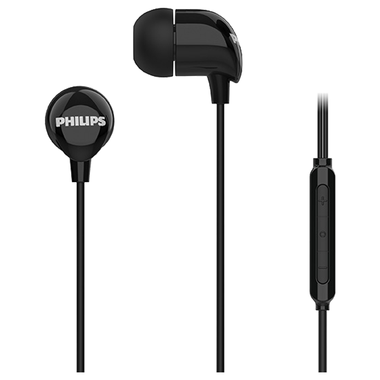 PHILIPS 2000 Series Wired Earphone with Mic (USB Type-C Connector, In Ear, Black)