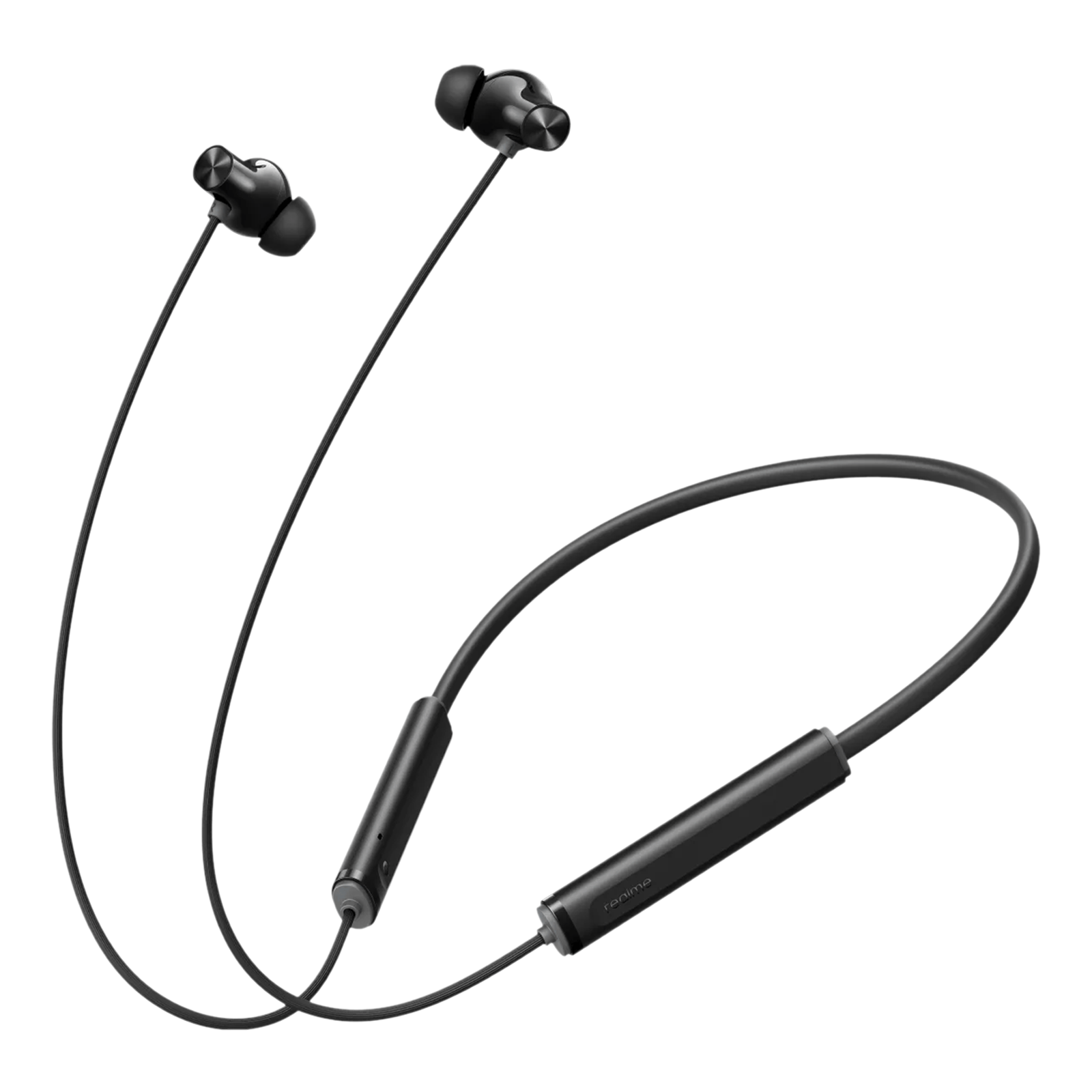 realme Buds Wireless 5 Neckband with Active Noise Cancellation (IP55 Dust & Water Resistant, Smart De-Wind Technology, Midnight Black)