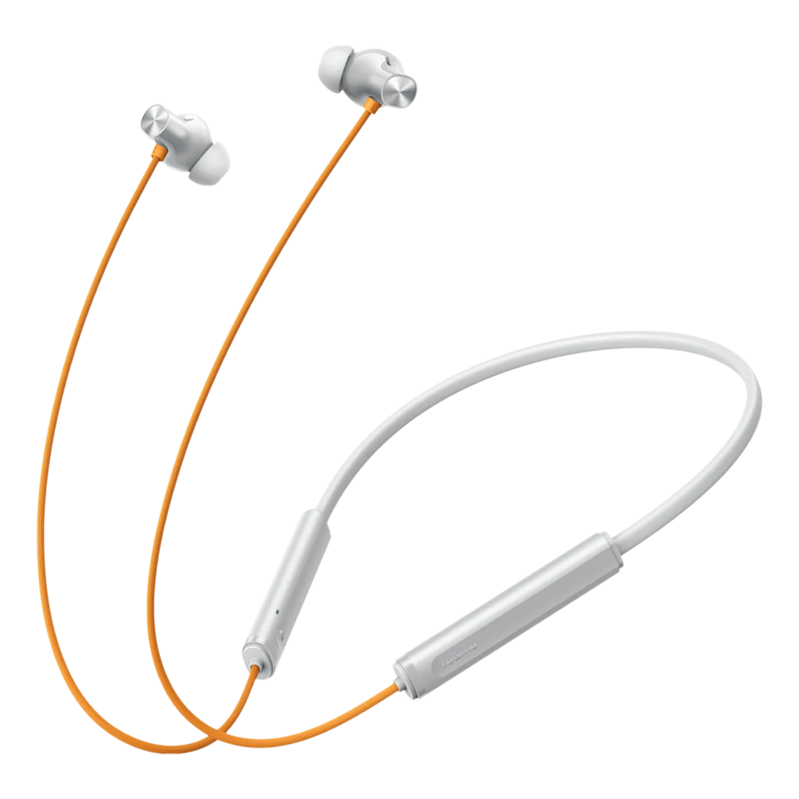 realme Buds Wireless 5 Neckband with Active Noise Cancellation (IP55 Dust & Water Resistant, Smart De-Wind Technology, Dawn Silver)