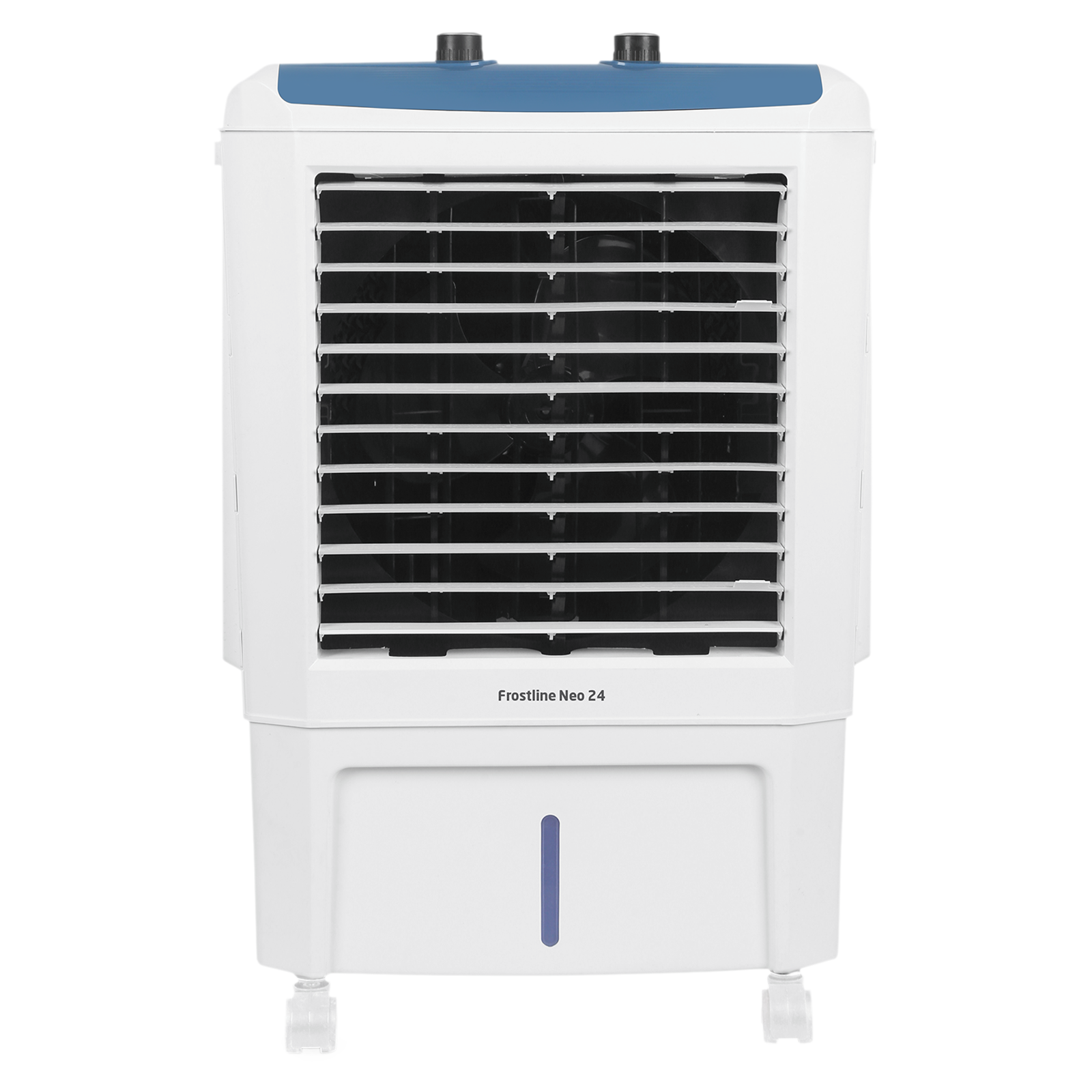 Livpure Frostline Neo 24 Litres Personal Air Cooler with Evaporative Cooling Technology (Inverter Compatible, White & Blue) Livpure Frostline Neo 24 Litres Personal Air Cooler with Evaporative Cooling Technology (Inverter Compatible, White & Blue)