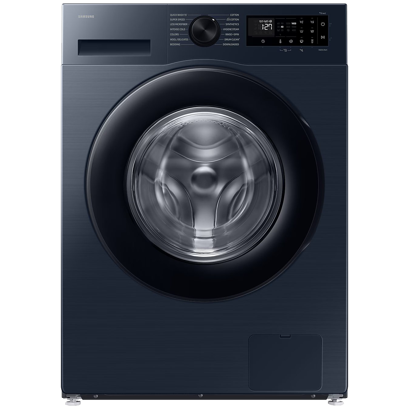 SAMSUNG 9 kg 5 Star Wi-Fi Inverter Fully Automatic Front Load Washing Machine (WW90DG5U24ASTL, Energy Mode, Navy)