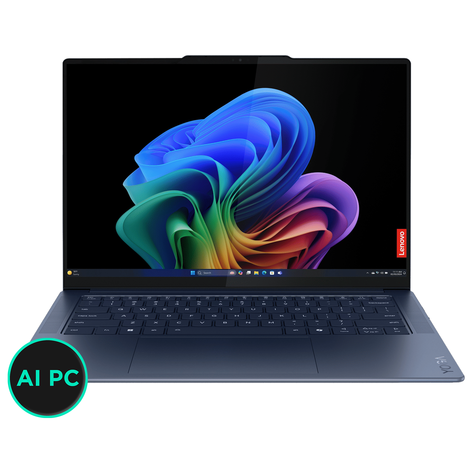 Lenovo Yoga Slim 7x Snapdragon X Elite X1E 9th Gen Touchscreen Thin & Light Laptop (32GB, 1TB SSD, Windows 11 Home, 14.5 inch OLED Display, MS Office 2021, Cosmic Blue, 1.28 KG) deal from croma Lenovo Yoga Slim 7x Snapdragon X Elite X1E 9th Gen Touchscreen Thin & Light Laptop (32GB, 1TB SSD, Windows 11 Home, 14.5 inch OLED Display, MS Office 2021, Cosmic Blue, 1.28 KG) deal from croma